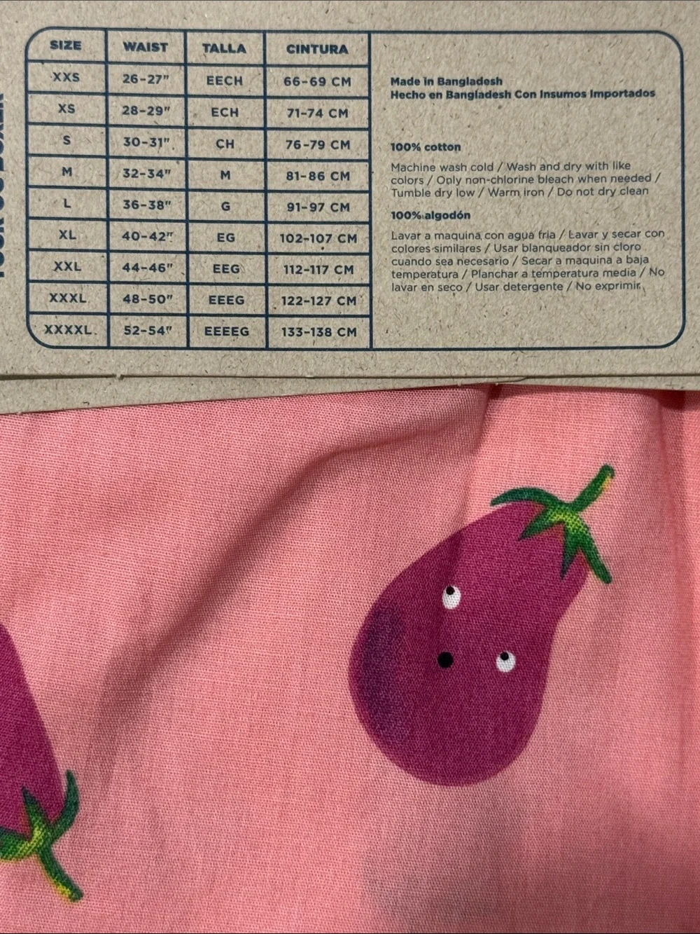 Mens Eggplants Boxer Shorts - Size XXL - Old Navy - NWT